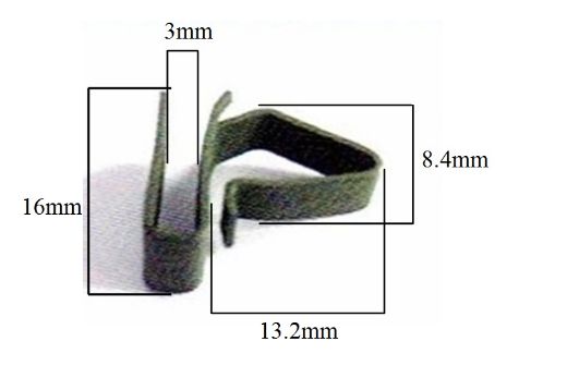 Picture of FS013 - Door Casing Clip (Green)