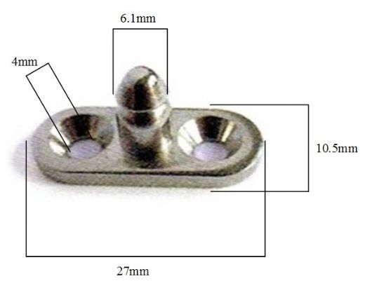 Picture of 2 Screw Fixing Stud FS031